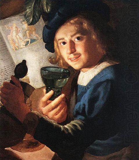 Gerard van Honthorst Young Drinker china oil painting image